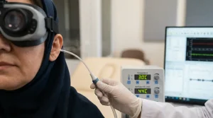 آزمایش کالریک یا حرارتی گوش در فرآیند تست VNG سرگیجه