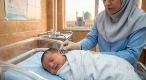 انجام تست شنوایی OAE نوزاد در بدو تولد در اصفهان