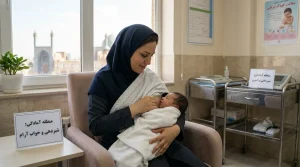 راهنمای آماده‌سازی نوزاد و شیردهی قبل از انجام تست شنوایی